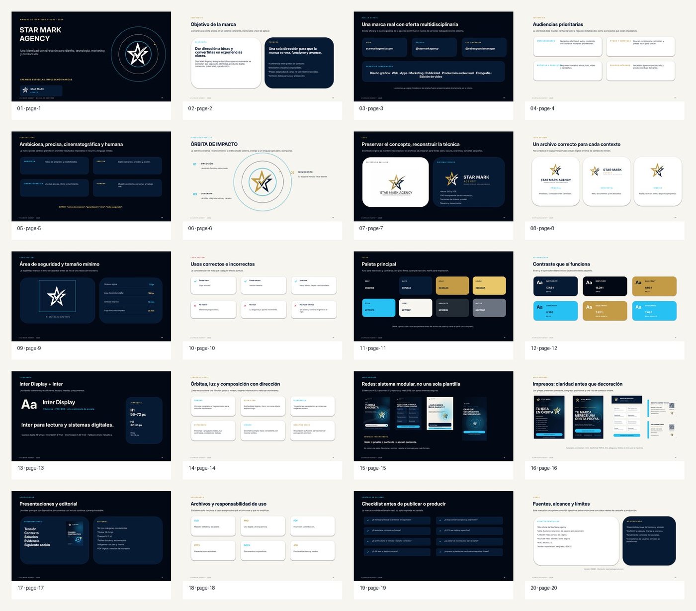 Star Mark Agency — Brand guidelines